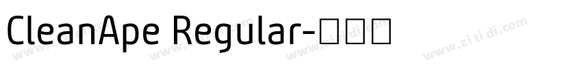 CleanApe Regular字体转换